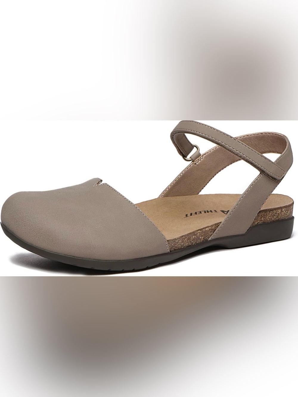Everyday Comfort Taupe Women's Ankle-Strap Sandal